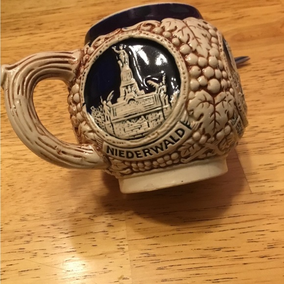 Vintage German square mugs from the 1930’s. - Picture 3 of 7